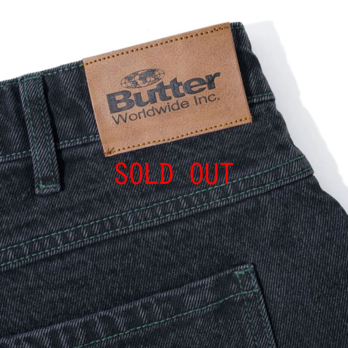 画像9: Santosuosso Denim Baggiest embroidery Pants デニム 刺繍 バギー パンツ Washed Black (9)