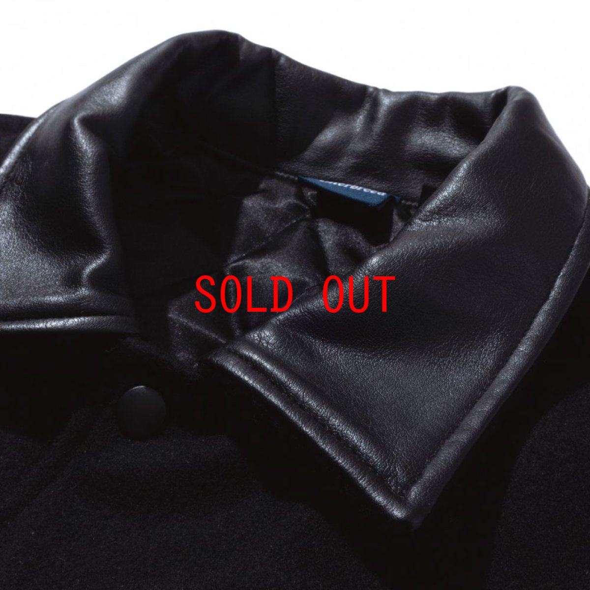 画像3: x Raw Varsity Jacket ロウ スタジャン バーシーティー ジャケット Black (3)