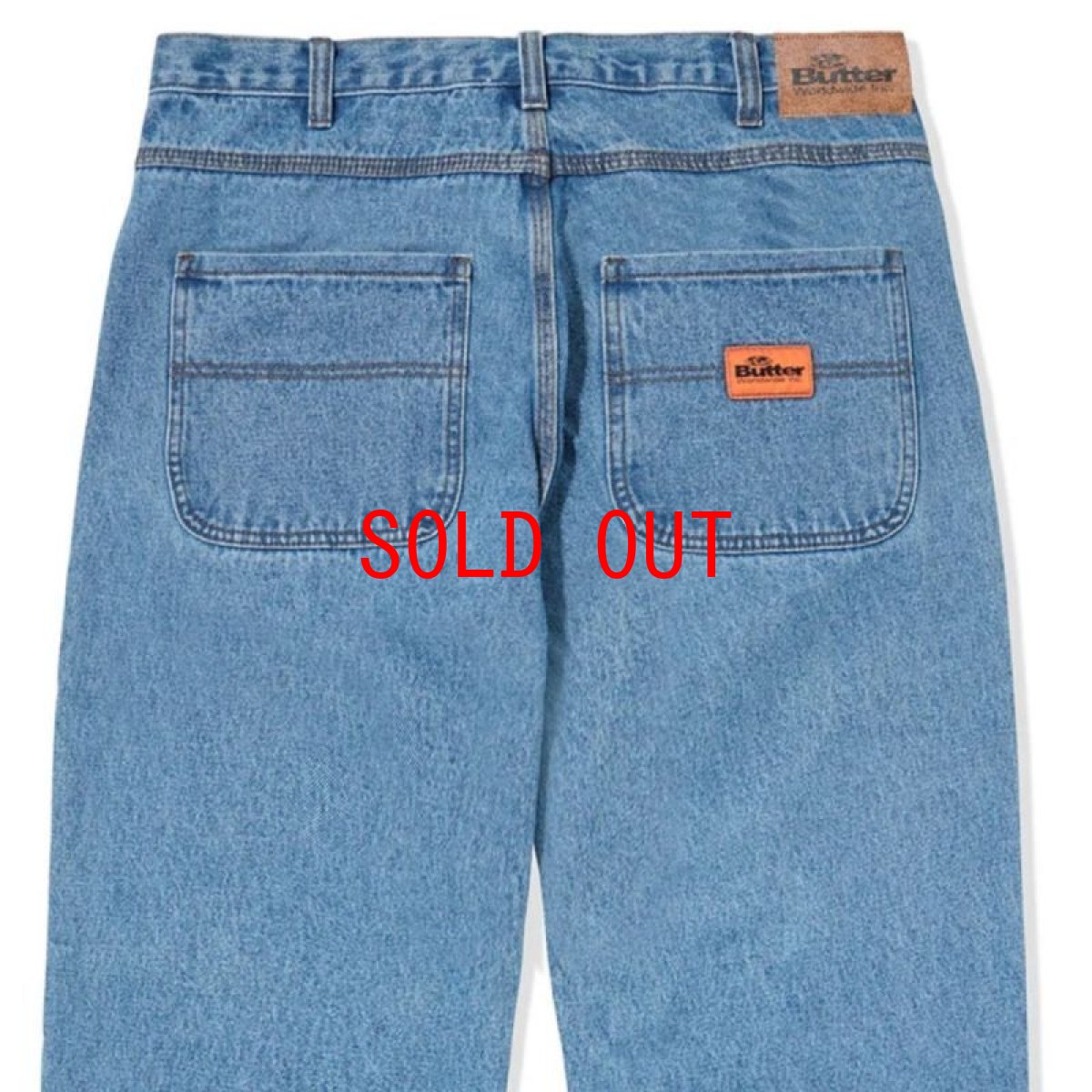 画像4: Santosuosso Denim Baggiest embroidery Pants デニム 刺繍 バギー パンツ Washed Indigo (4)