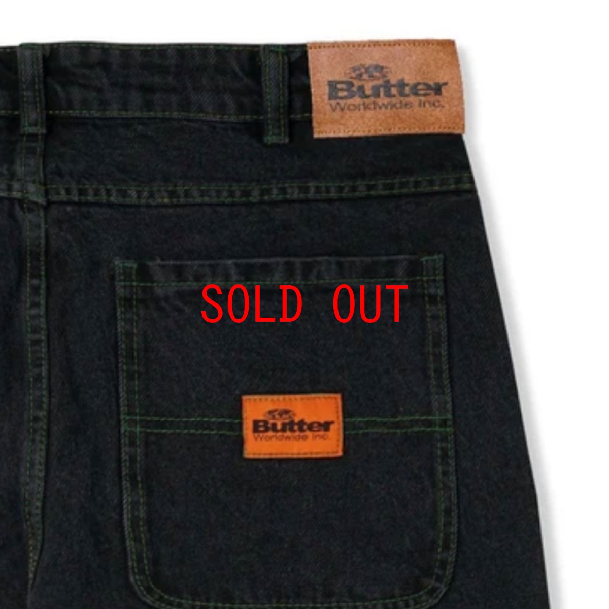 画像7: Santosuosso Denim Baggiest embroidery Pants デニム 刺繍 バギー パンツ Washed Black (7)