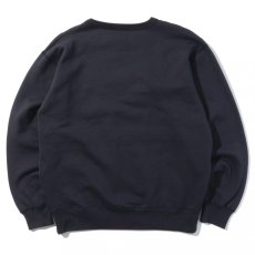 画像2: Green Studio Heavyweight Crewneck Sweat Shirt ヘヴィ スウェット クルーネック カレッジ ロゴ Black (2)