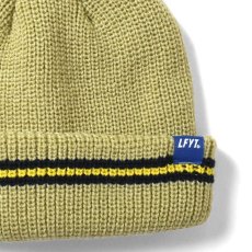 画像4: Cuff Stripe Wharfie Beanie ニット キャップ ショート ビーニー 帽子 (4)