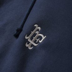 画像6: Striped Rib Small LF Logo US Cotton Hooded Sweatshirt プルオーバー パーカー スウェット Navy (6)