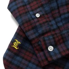 画像7: L Logo Big Silhouette Plaid L/S Shirt ロゴ プレイド チェック ビッグ シルエット 長袖 シャツ (7)