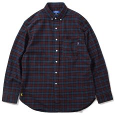 画像1: L Logo Big Silhouette Plaid L/S Shirt ロゴ プレイド チェック ビッグ シルエット 長袖 シャツ (1)