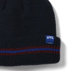 画像3: Cuff Stripe Wharfie Beanie ニット キャップ ショート ビーニー 帽子 (3)