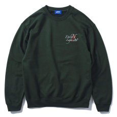 画像2: × Den Souvenir Magazine Logo Crewneck Sweatshirt デン スーベニア マガジン ロゴ クルーネック スウェット Green  (2)