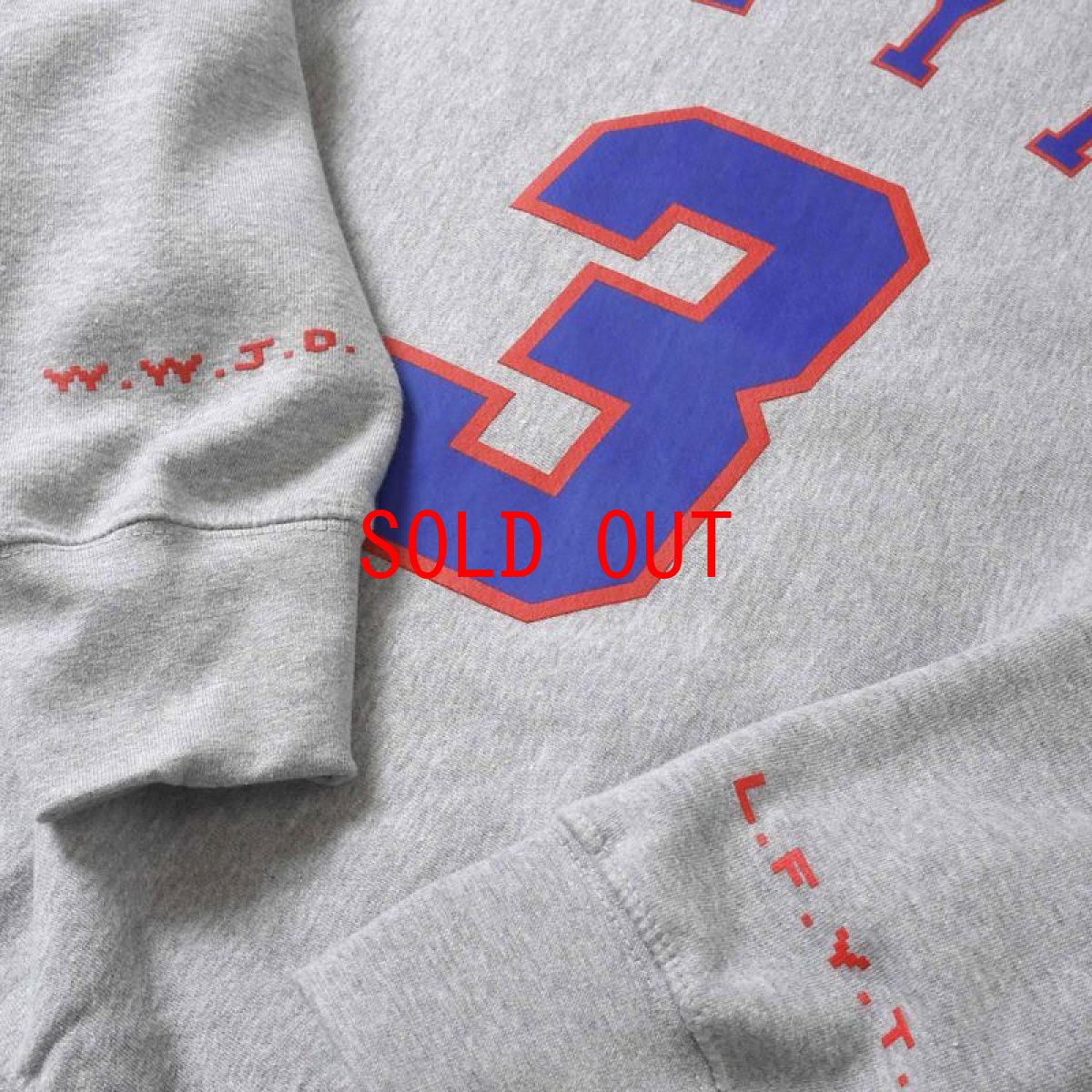 画像6: WWJD Crewneck Sweatshirt クルーネック スウェット ゲーム ジャージー Heather Gray  (6)