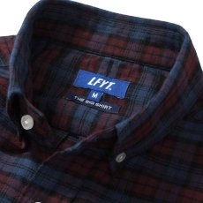 画像3: L Logo Big Silhouette Plaid L/S Shirt ロゴ プレイド チェック ビッグ シルエット 長袖 シャツ (3)