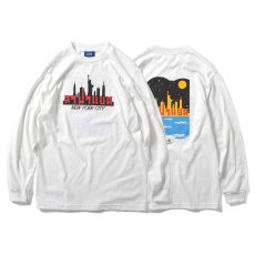 画像1: × Den Souvenir Manhattan L/S Tee デン スーベニア 長袖 Tシャツ White (1)