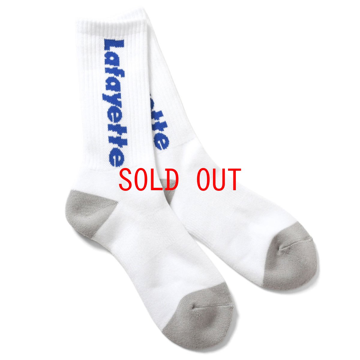 画像2: Logo Crew Socks ソックス White Black Brown Olive Green (2)