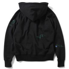 画像3: Rose Box Logo Hooded Sweatshirt ローズ ロゴ プルオーバー パーカー スウェット Black (3)