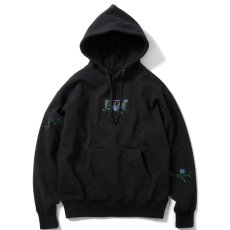 画像2: Rose Box Logo Hooded Sweatshirt ローズ ロゴ プルオーバー パーカー スウェット Black (2)