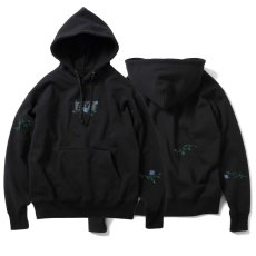 画像1: Rose Box Logo Hooded Sweatshirt ローズ ロゴ プルオーバー パーカー スウェット Black (1)