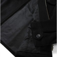 画像6: Wool Zip Work Jacket ウール ワーク ジャケット Black (6)