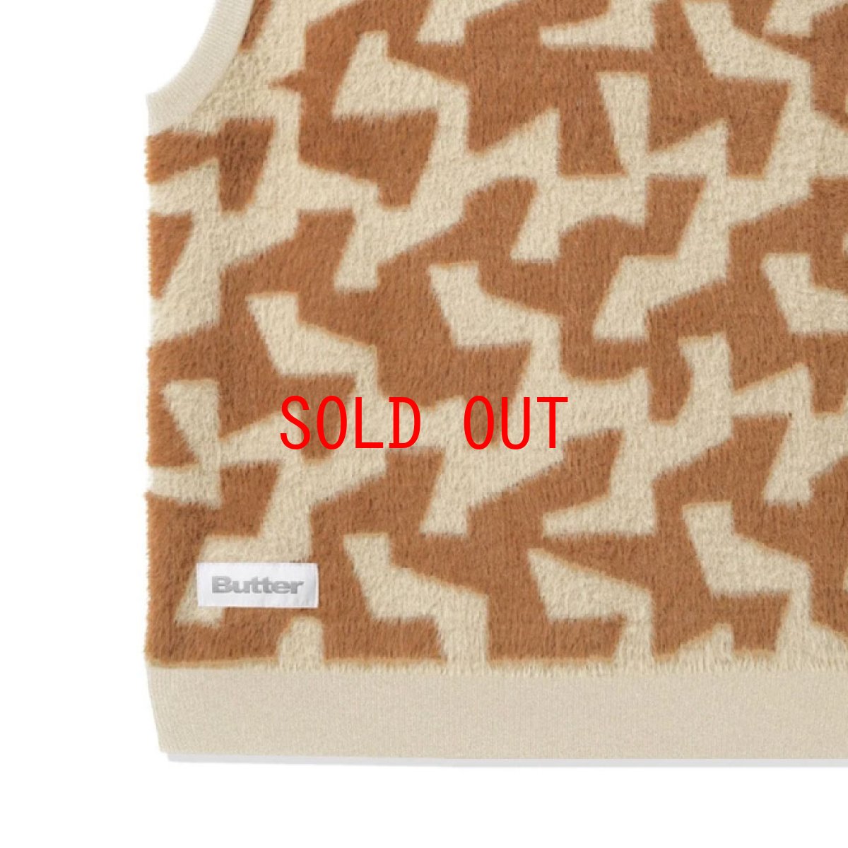 画像6: Mohair Knit Vest モヘア ニット ベスト Brown Tan (6)