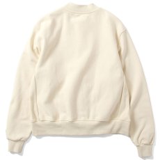 画像2: Classic L Logo Front US Cotton Snap Sweatshirt ロゴ スナップ ボタン スウェット シャツ Cream (2)
