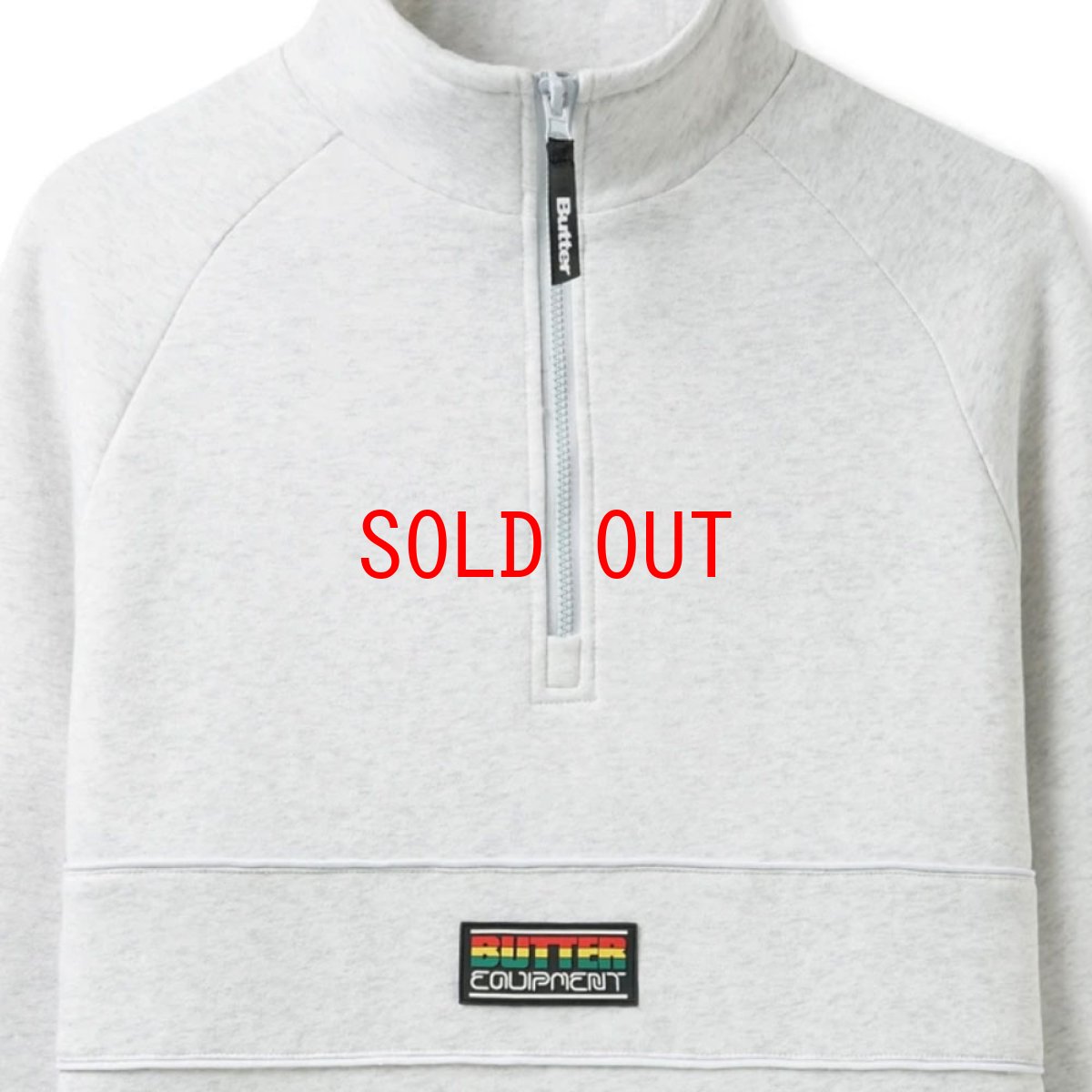 画像3: Downwind 1/4 Zip Pullover Sweat Shirts ダウンウィンドウ ハーフ ジップ プルオーバー スウェット シャツ Grey (3)