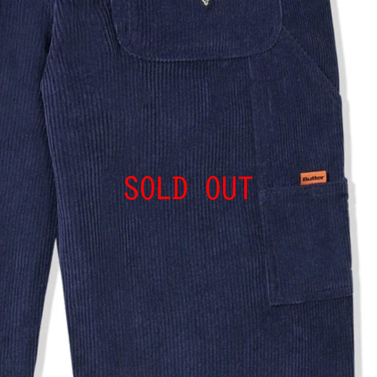 画像5: High Wale Cord Baggy Work Pants コーデュロイ バギー ワーク パンツ Navy (5)