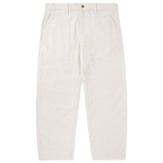 画像2: High Wale Cord Baggy Work Pants コーデュロイ バギー ワーク パンツ Bone White (2)