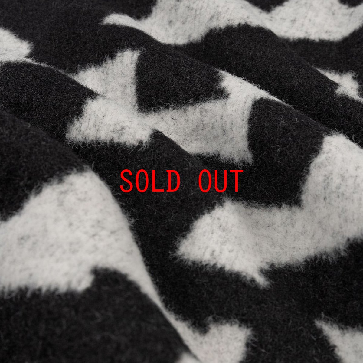 画像6: Mohair Knit Sweater モヘア ニット セーター Black White (6)