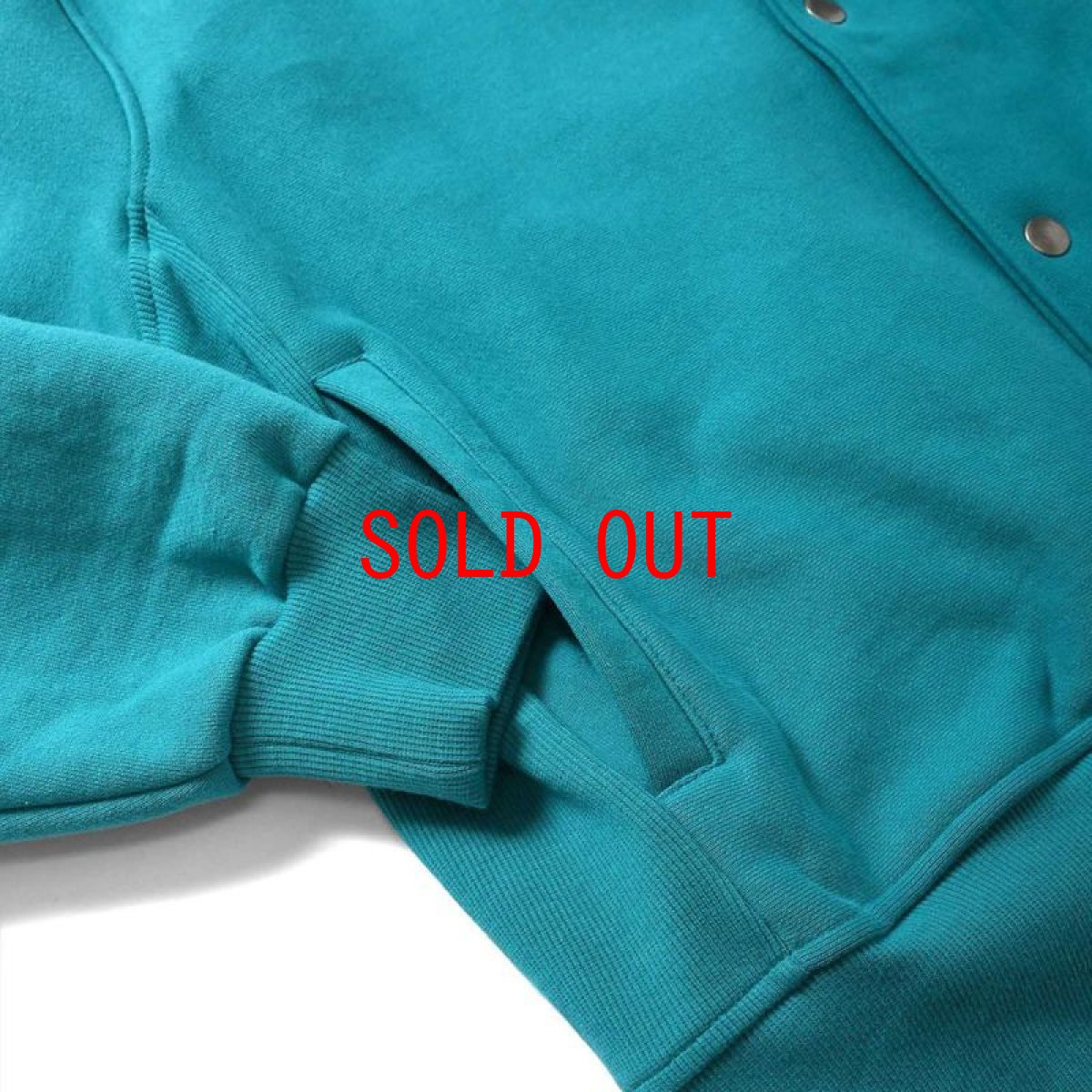 画像6: Classic L Logo Front US Cotton Snap Sweatshirt ロゴ スナップ ボタン スウェット シャツ Blue (6)