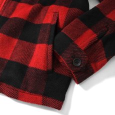 画像7: Wool Zip Work Jacket ウール バッファロー チェック ワーク ジャケット Red (7)