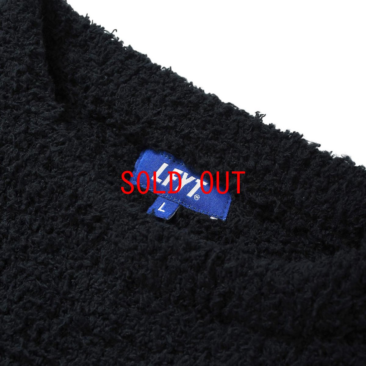 画像5: Outdoor Boucle Sweater アウトドア ロゴ ブークレ ニット セーター Black (5)