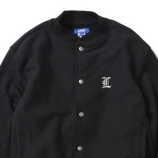 画像4: Classic L Logo Front US Cotton Snap Sweatshirt ロゴ スナップ ボタン スウェット シャツ Black (4)