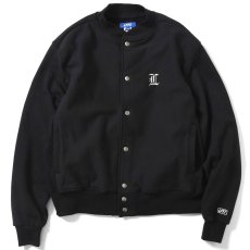 画像1: Classic L Logo Front US Cotton Snap Sweatshirt ロゴ スナップ ボタン スウェット シャツ Black (1)