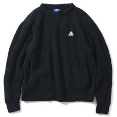 画像2: Outdoor Boucle Sweater アウトドア ロゴ ブークレ ニット セーター Black (2)