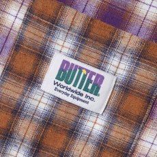 画像7: Patchwork Plaid Check Overshirt パッチワーク プレイド チェック オーバー シャツ ジャケット Brown Purple (7)