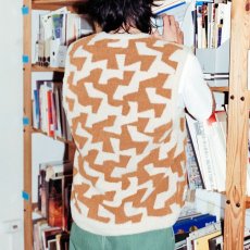 画像5: Mohair Knit Vest モヘア ニット ベスト Brown Tan (5)