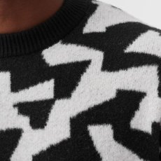 画像3: Mohair Knit Sweater モヘア ニット セーター Black White (3)