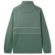 画像2: Downwind 1/4 Zip Pullover Sweat Shirts ダウンウィンドウ ハーフ ジップ プルオーバー スウェット シャツ Green (2)