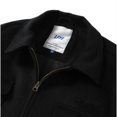 画像4: Wool Zip Work Jacket ウール ワーク ジャケット Black (4)