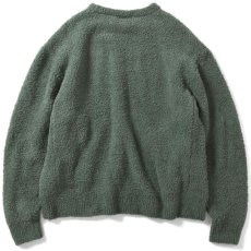 画像2: Outdoor Boucle Sweater アウトドア ロゴ ブークレ ニット セーター Olive Green (2)