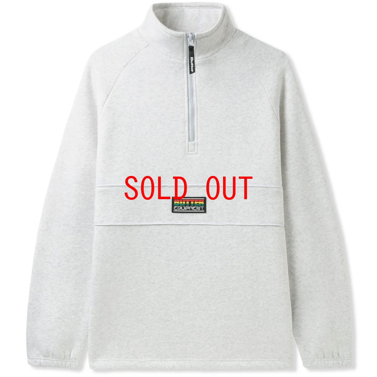 画像2: Downwind 1/4 Zip Pullover Sweat Shirts ダウンウィンドウ ハーフ ジップ プルオーバー スウェット シャツ Grey (2)