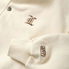 画像8: Classic L Logo Front US Cotton Snap Sweatshirt ロゴ スナップ ボタン スウェット シャツ Cream (8)