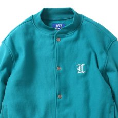 画像3: Classic L Logo Front US Cotton Snap Sweatshirt ロゴ スナップ ボタン スウェット シャツ Blue (3)