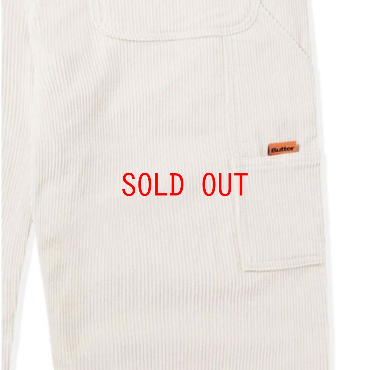 画像7: High Wale Cord Baggy Work Pants コーデュロイ バギー ワーク パンツ Bone White (7)