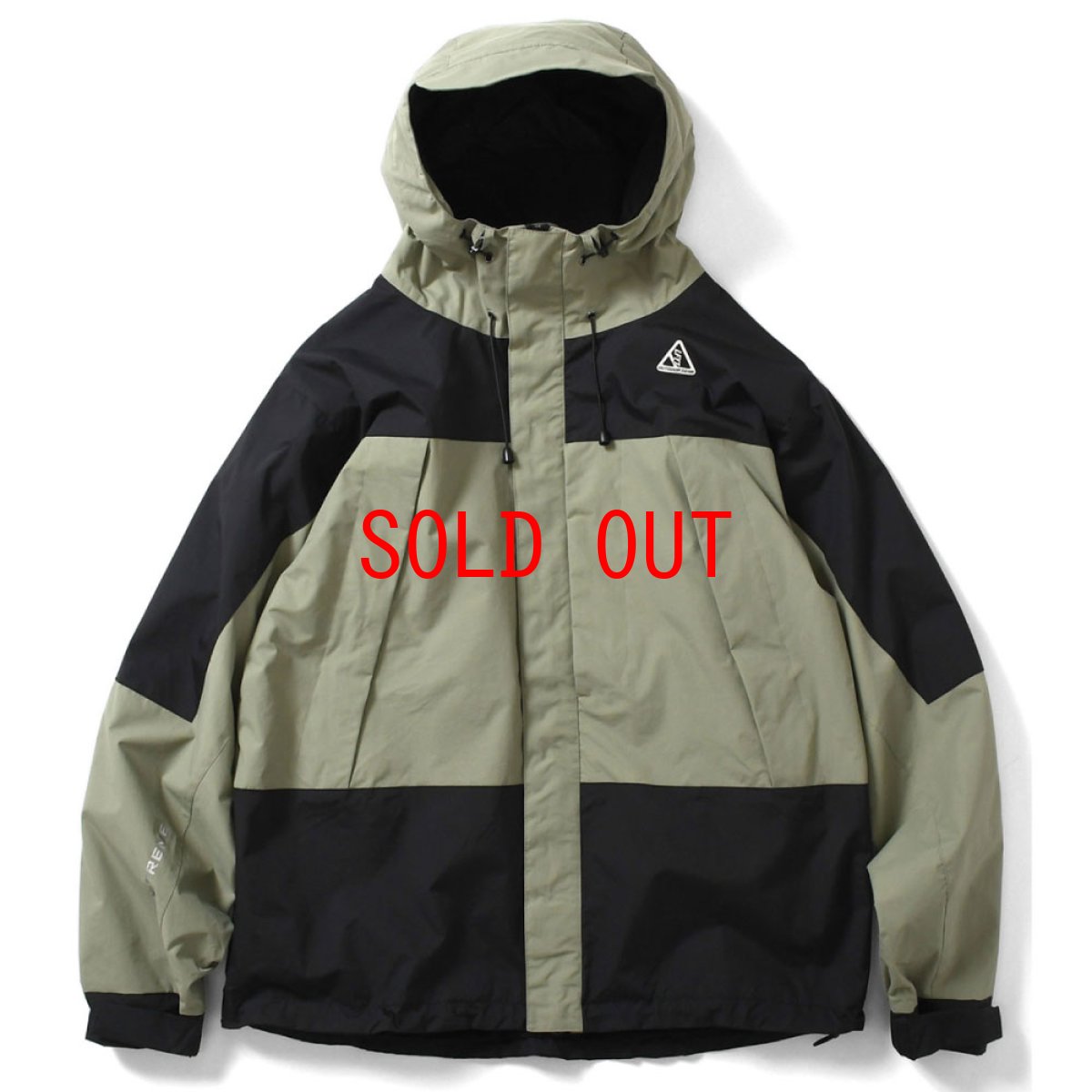 画像2: X-Treme Outdoor Logo 2Layer Mountain Parka マウンテン パーカー ジャケット Olive Green (2)