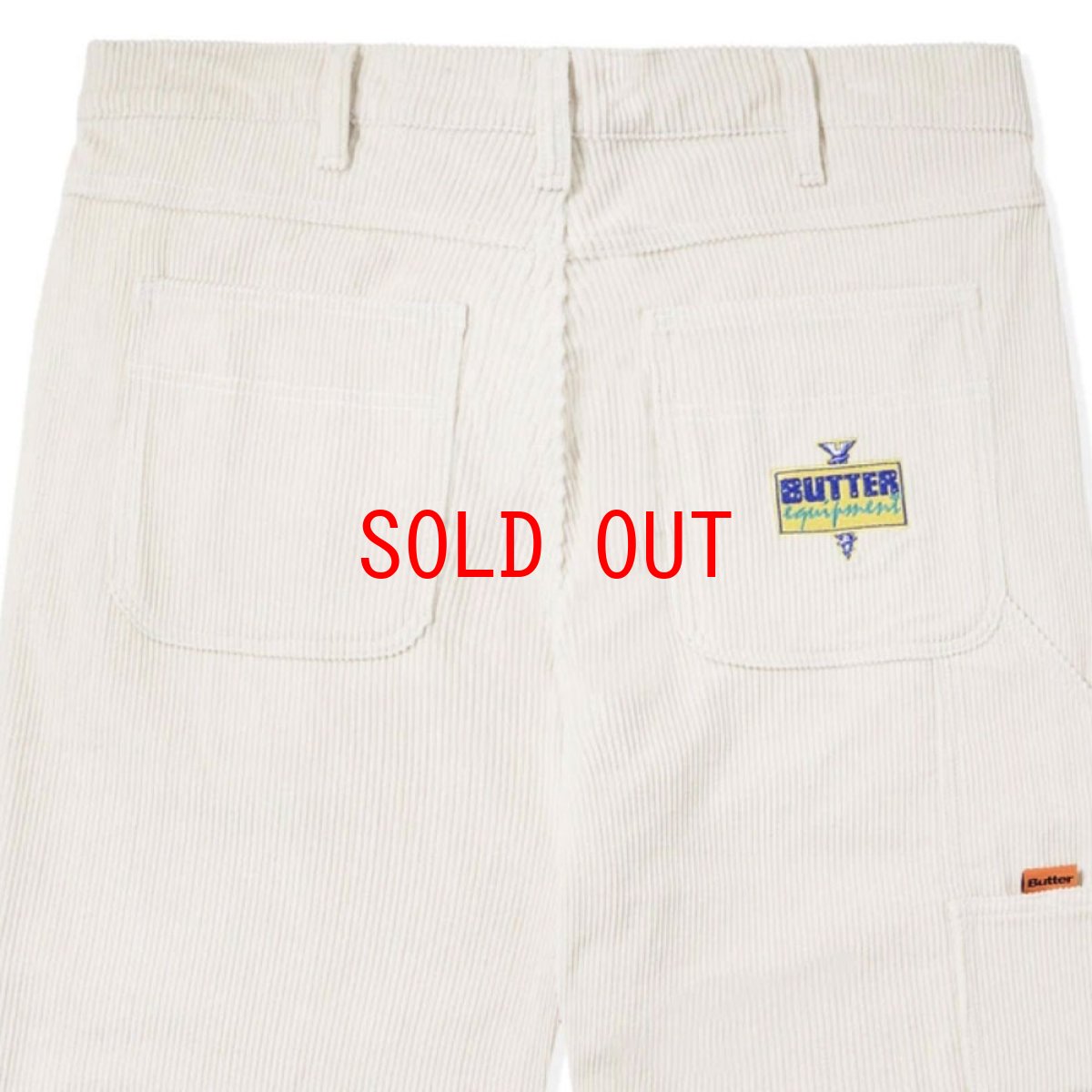 画像4: High Wale Cord Baggy Work Pants コーデュロイ バギー ワーク パンツ Bone White (4)