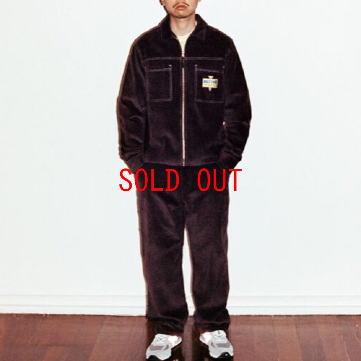 画像2: High Wale Cord Baggy Work Pants コーデュロイ バギー ワーク パンツ Palm Brown (2)