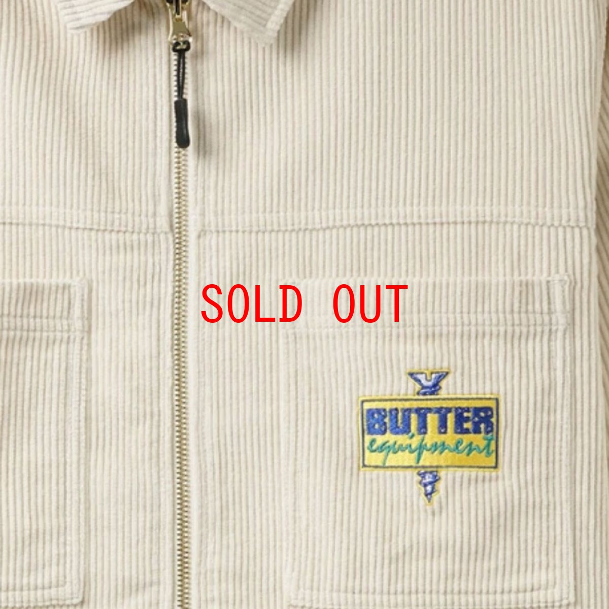 画像3: High Wale Cord Woker Overshirt コーデュロイ ワーカー オーバー シャツ ジャケット Bone White (3)