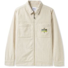 画像1: High Wale Cord Woker Overshirt コーデュロイ ワーカー オーバー シャツ ジャケット Bone White (1)