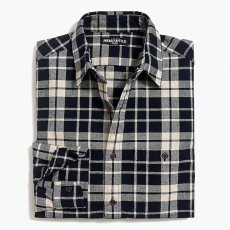 画像1: Rugged Flannel Elbow Patch Check Shirt Slim Fit エルボー パッチ フランネル シャツ (1)