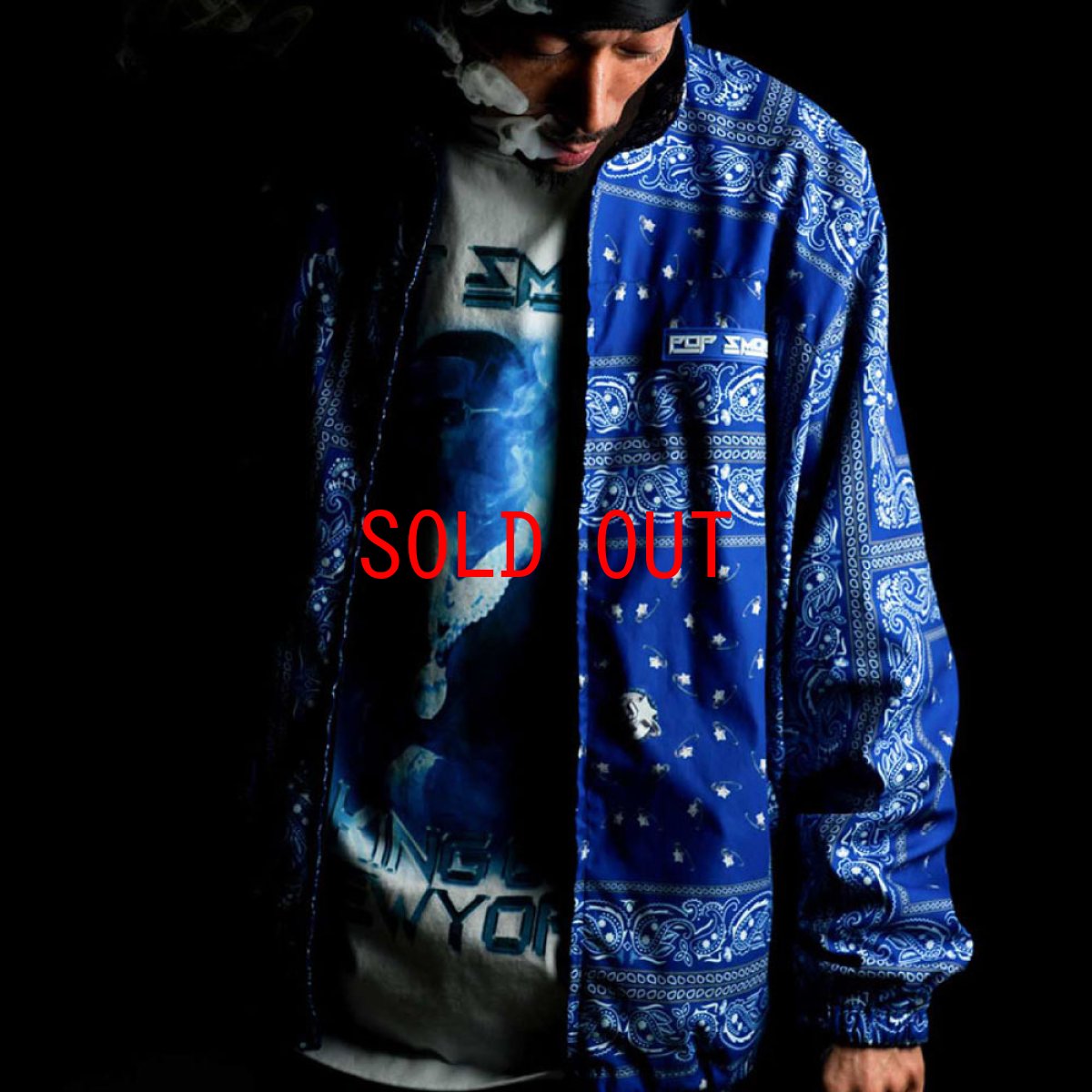 画像5: × Pop Smoke × S45 Woo Baby Track Jacket ポップ・スモーク トラック ジャケット Royal Blue (5)