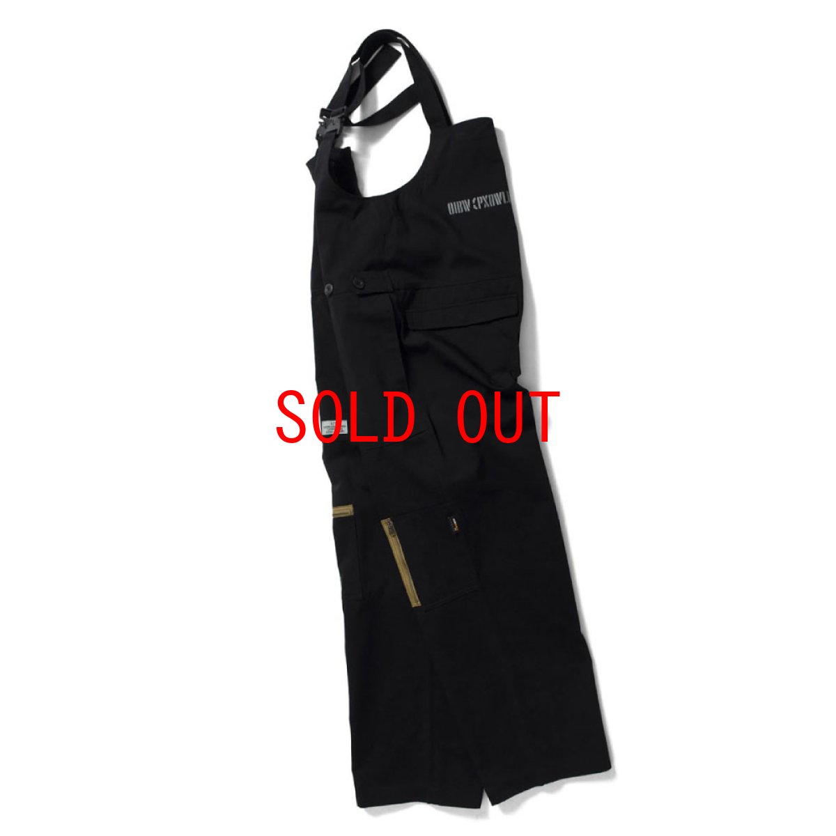 画像6: Military Code Cordura Flight Overalls ミリタリー コード コーデュラ フライト オーバーオール Black (6)