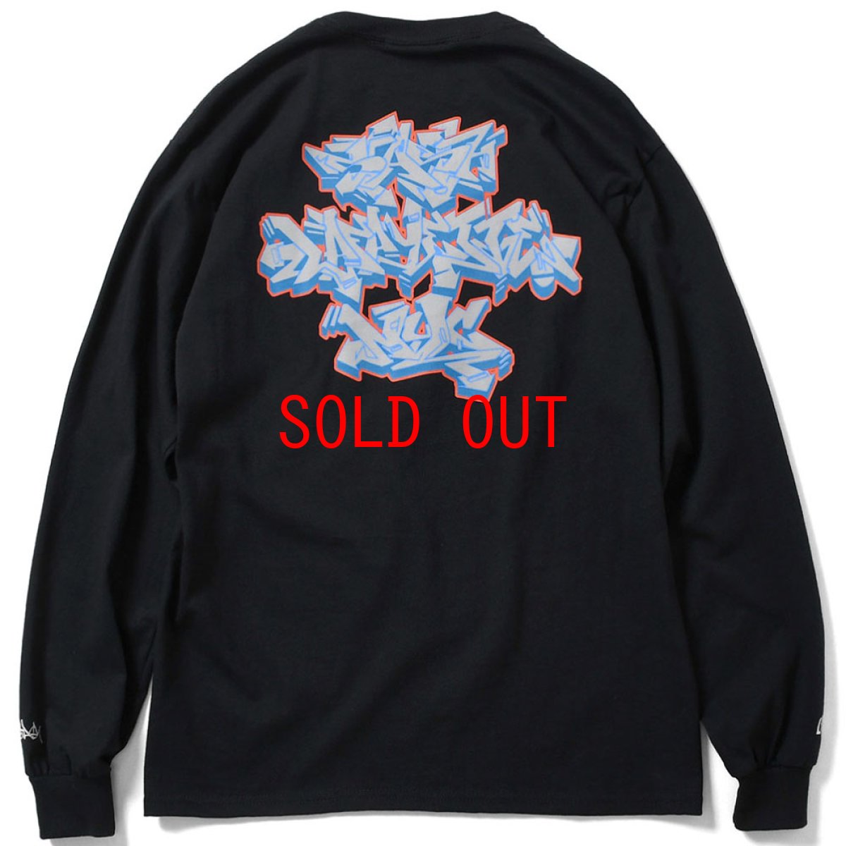 画像3: × Stash Piece L/S Tee スタッシュ 長袖 Tシャツ Black (3)